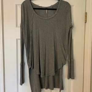 Free People high low sweater